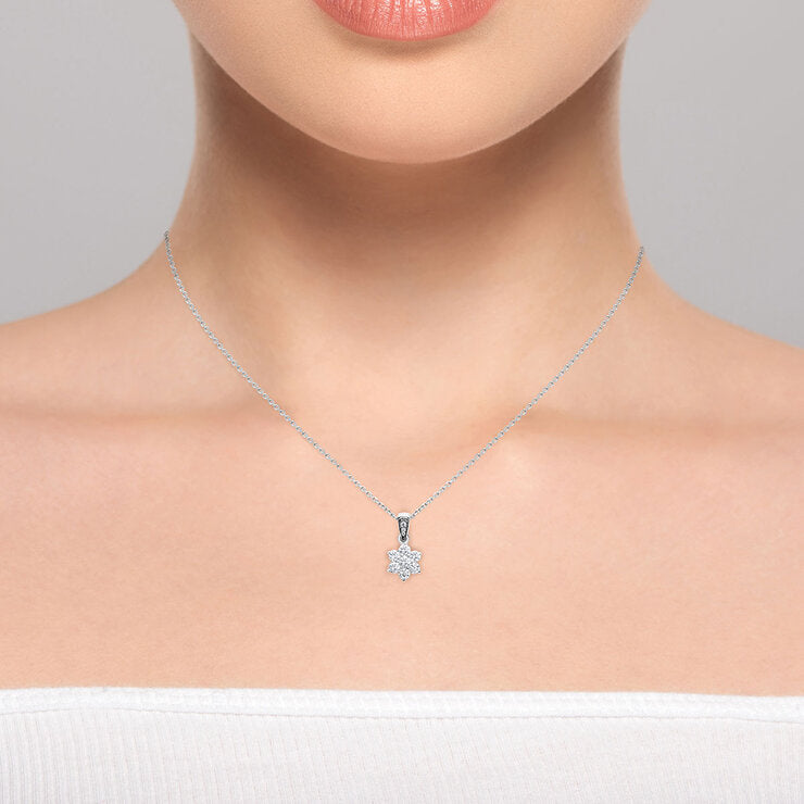Costco diamond daisy pendant 0.50ctw - British product
