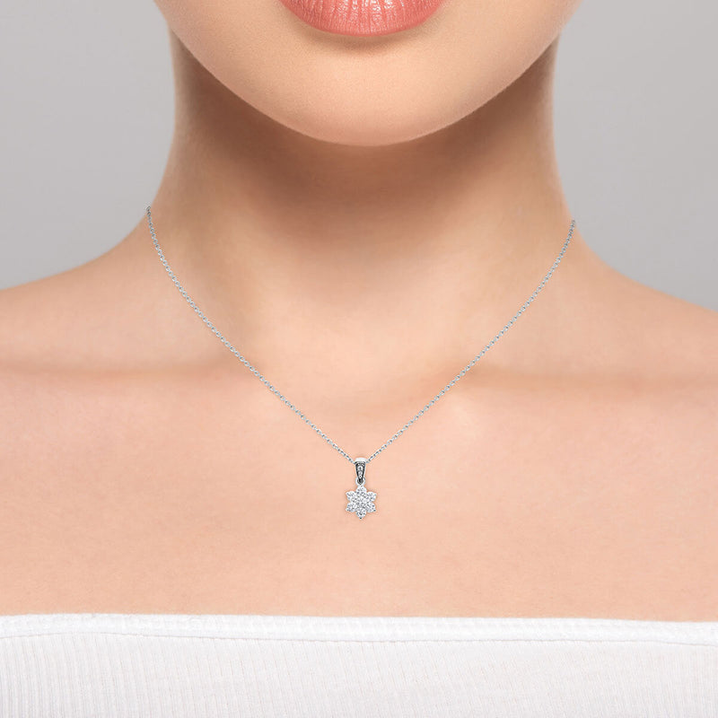 Costco diamond daisy pendant 0.50ctw - British product