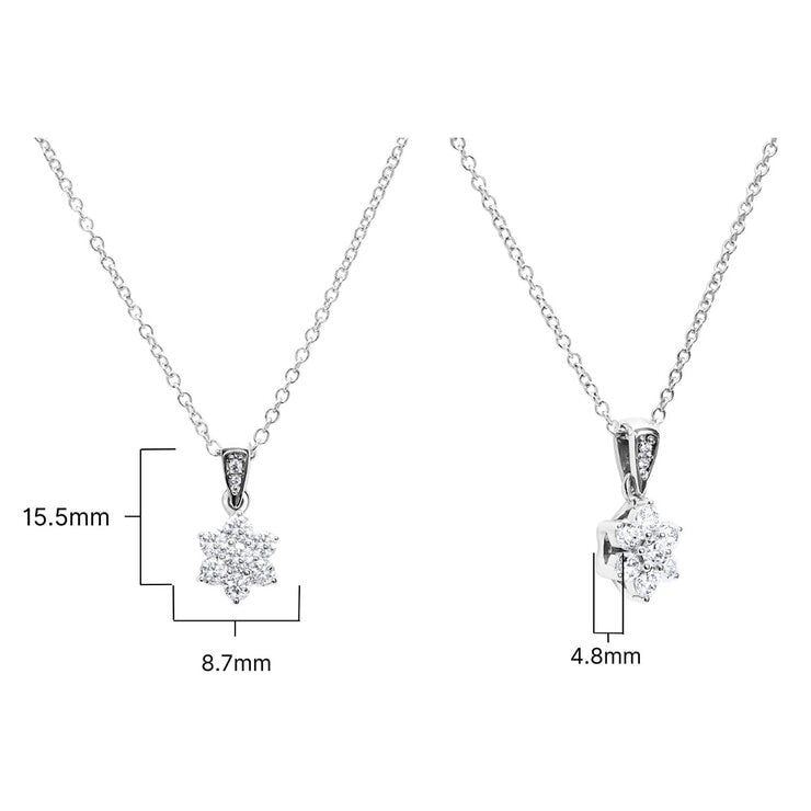 Costco diamond daisy pendant 0.50ctw - British product