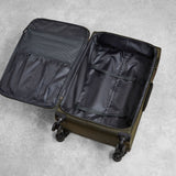 Rock 3 piece softside luggage set olive green (British brand)