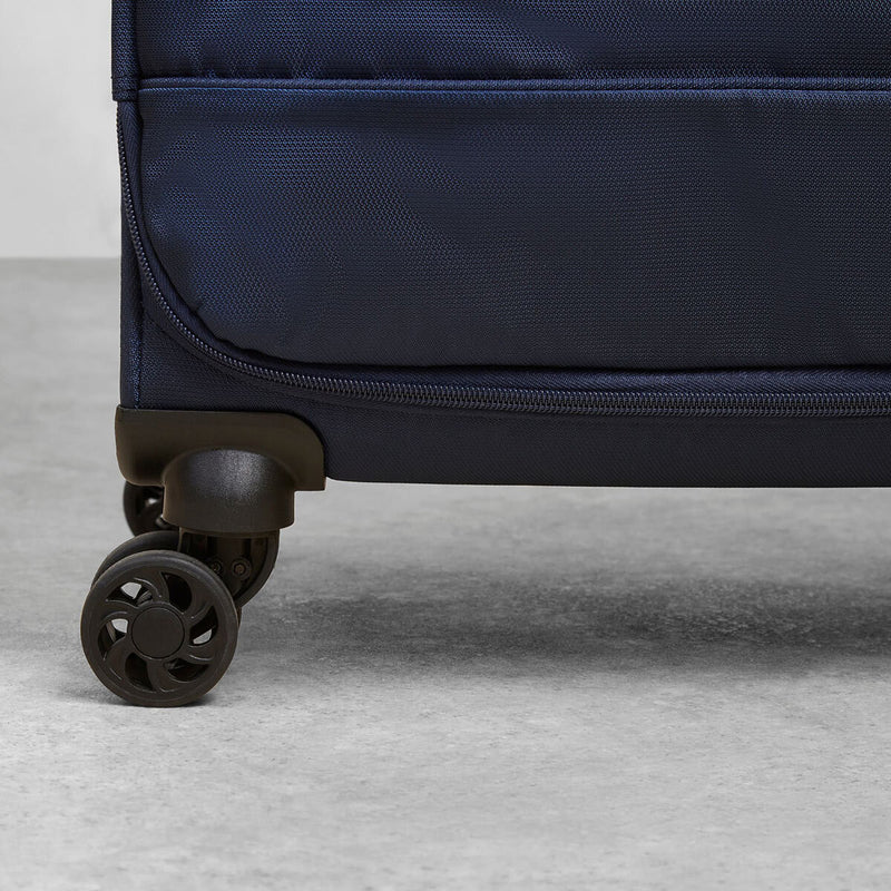 Rock 3 piece softside luggage set in navy, UK version