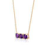 Costco amethyst diamond pendant 14ct rose gold, UK version