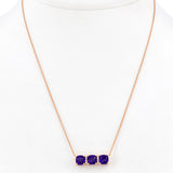 Costco amethyst diamond pendant 14ct rose gold, UK version