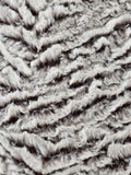 Catherine Lansfield grey wolf faux fur cushion, imported from the UK