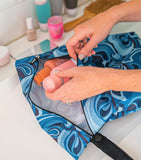 Gleener wet/dry travel laundry bag 14L - British product
