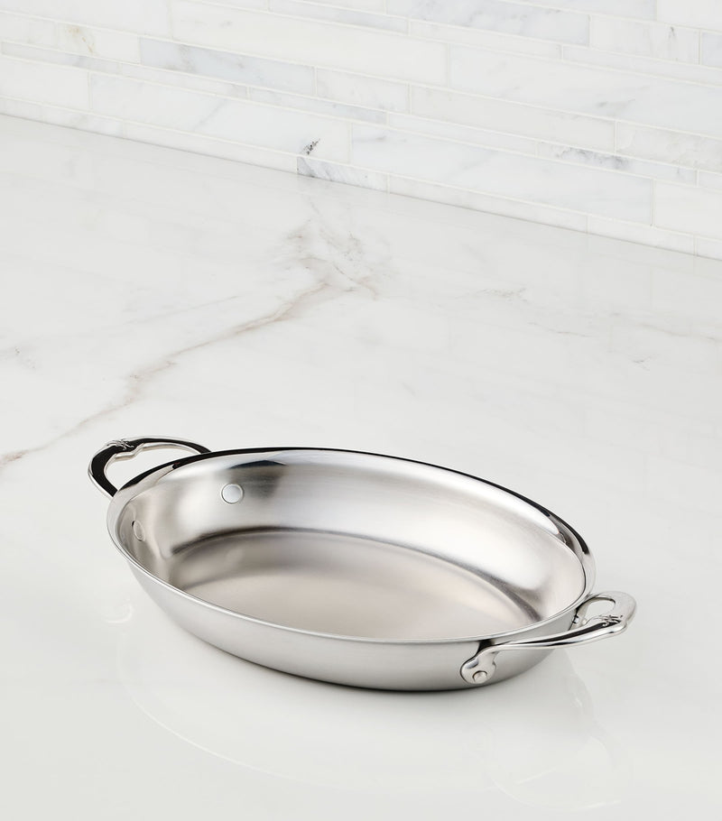 Hestan oval au gratin dish 41cm, UK version