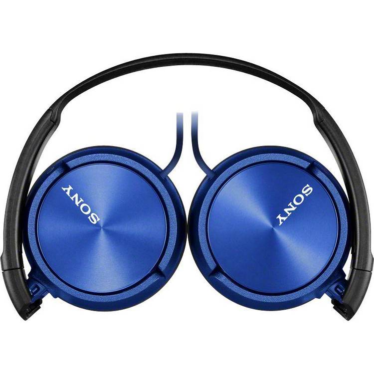 Sony ZX310 on-ear headphones blue (British brand)