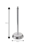 Showerdrape White Opera freestanding toilet roll holder 44cm tall (British brand)