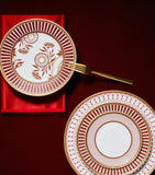 Wedgwood Red Splendour plate 34cm (British brand)