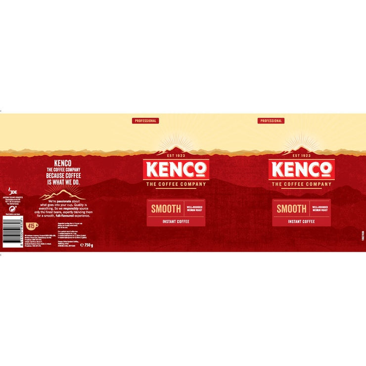 Kenco Smooth Medium Roast Instant Coffee 750g, UK version