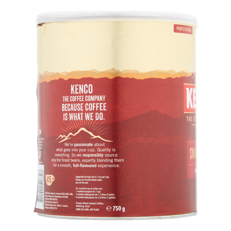 Kenco Smooth Medium Roast Instant Coffee 750g, UK version