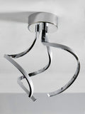 Chrome Callie flush ceiling light - British product