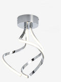 Chrome Callie flush ceiling light - British product