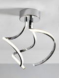 Chrome Callie flush ceiling light - British product