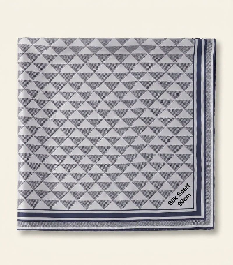 Prada silk triangle scarf 90cm (British brand)