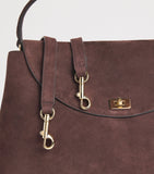 Sandro Paris suede handbag Le Grand Bazaar (British brand)