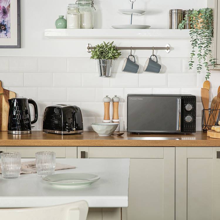 Russell Hobbs Honeycomb microwave 700W 17L black, UK version