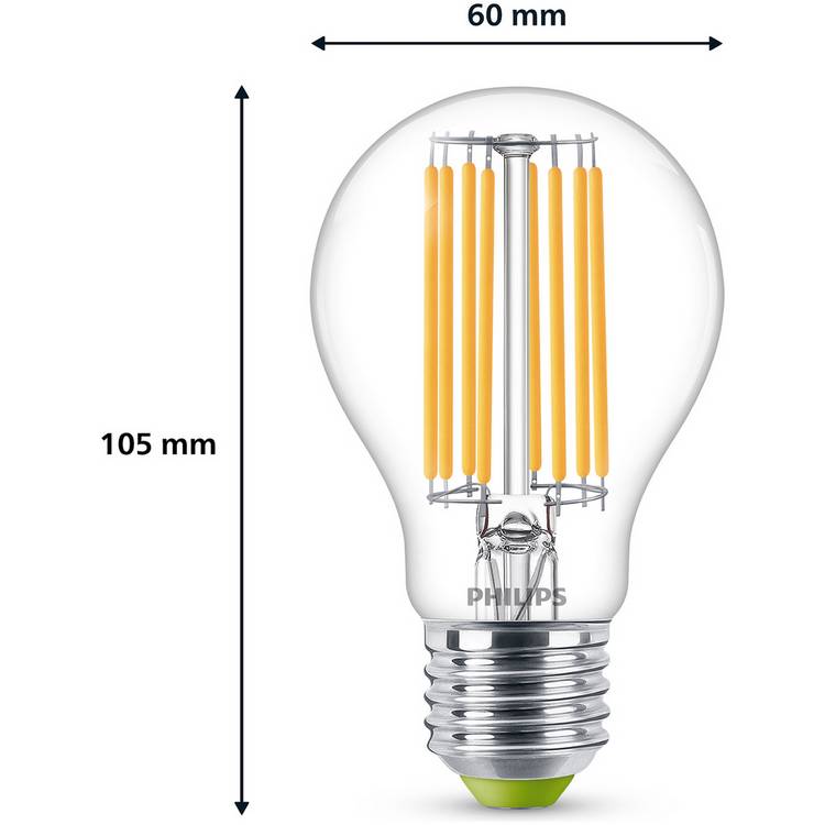 Philips 4W ultra efficient LED ES bulb, imported from the UK