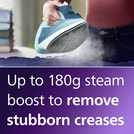 Philips Series 5000 SteamGlide Plus steam iron, imported from the UK