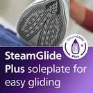 Philips Series 5000 SteamGlide Plus steam iron, imported from the UK