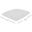 rucomfy yellow large floor cushion 70x70x15cm, imported from the UK