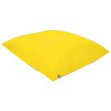 rucomfy yellow large floor cushion 70x70x15cm, imported from the UK