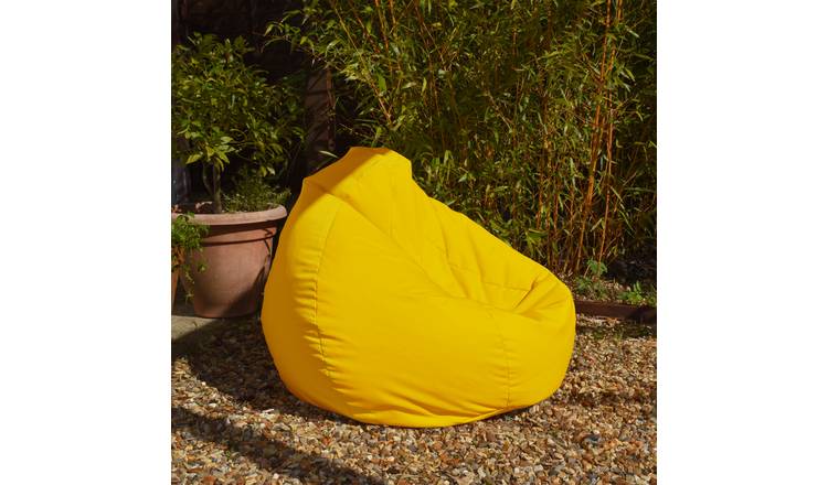 rucomfy Yellow Bean Bag 110x80x80cm, imported from the UK