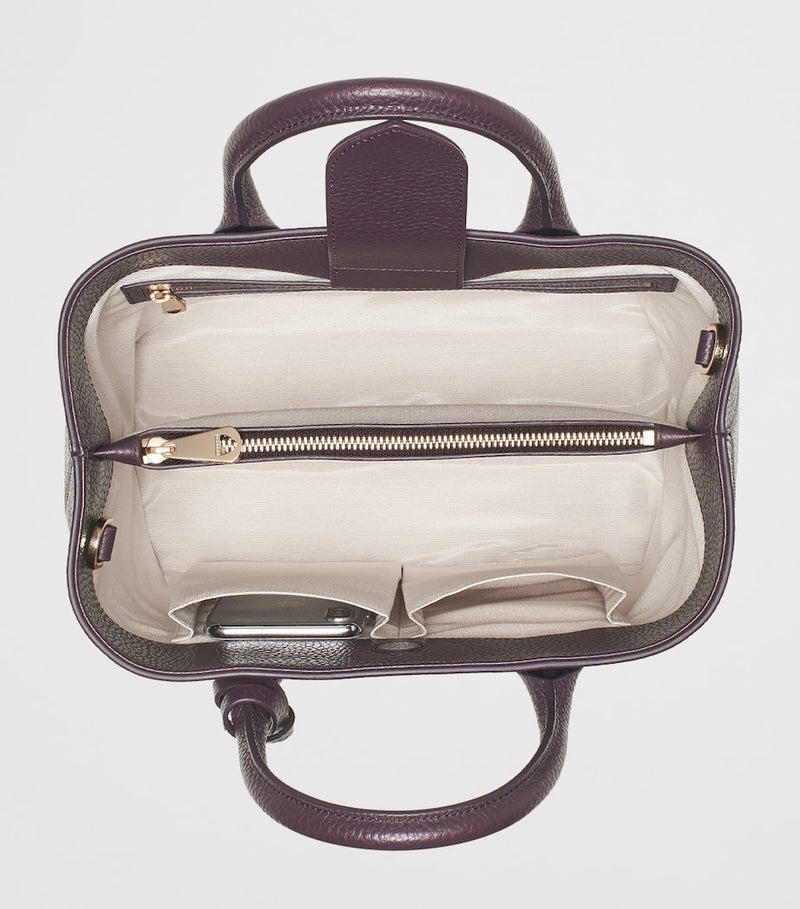 Aspinal of London midi leather tote bag, UK version