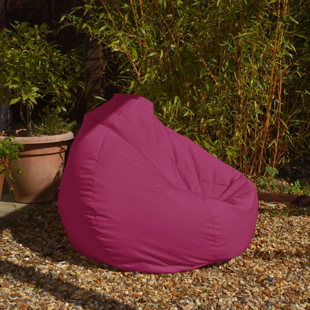 Rucomfy Indoor Outdoor Bean Bag Pink 110cm, imported from the UK