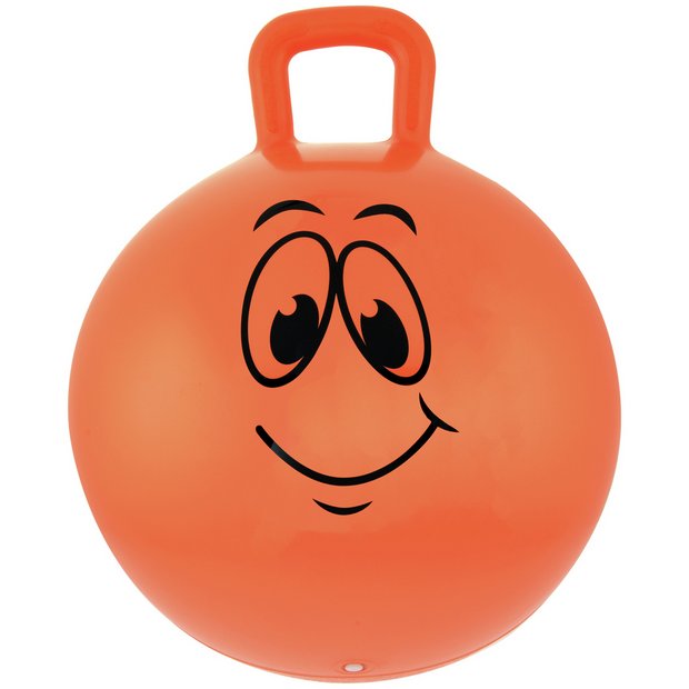 Inflatable round hooper orange toy for kids, UK version