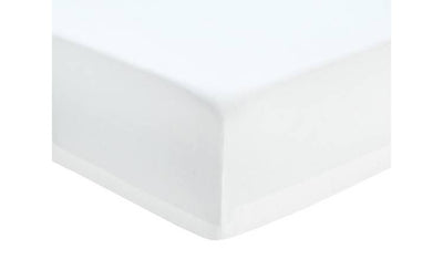 Habitat Easycare Plain White Toddler Fitted Sheet 140x70cm