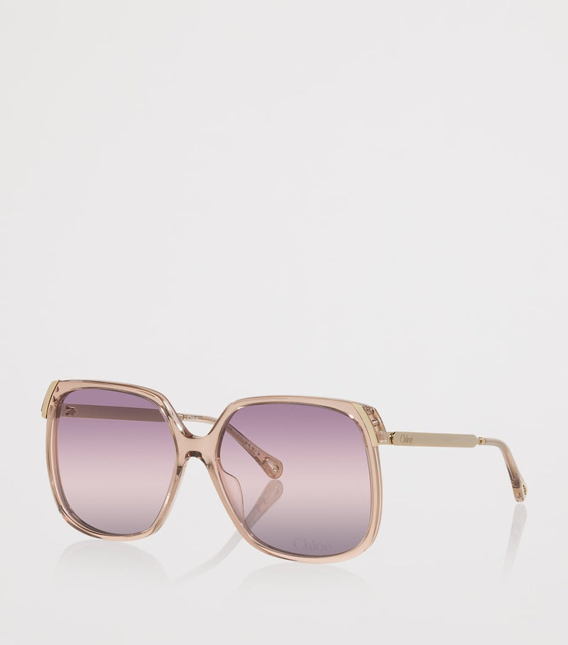 Chloé CH0286S rectangular acetate sunglasses - British product