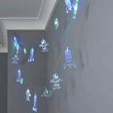 Glow Space LED string lights blue and white (British brand)