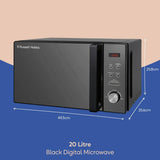 Russell Hobbs microwave 800W 20L black (British brand)