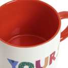 Habitat multicolour porcelain mugs set of 2, UK version