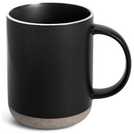 Habitat black stoneware mugs set of 4 410ml, UK version