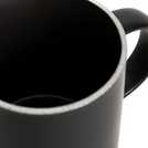 Habitat black stoneware mugs set of 4 410ml, UK version