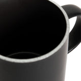Habitat black stoneware mugs set of 4 410ml, UK version