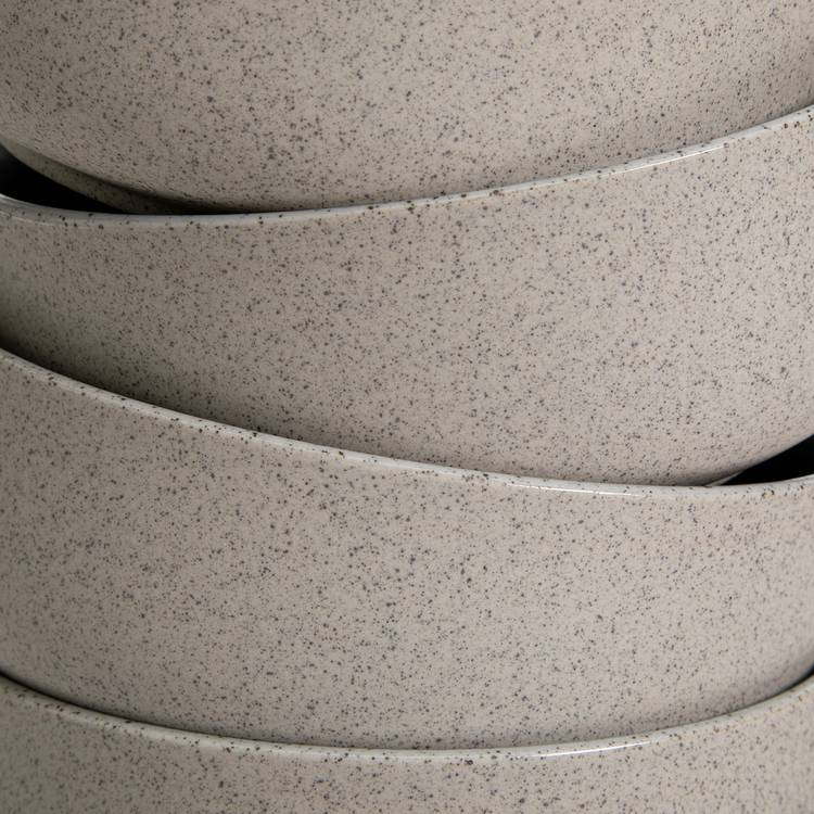 Habitat set of 4 matte black pasta bowls, UK version