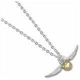 Harry Potter two-tone golden snitch pendant necklace with 45cm chain, UK version