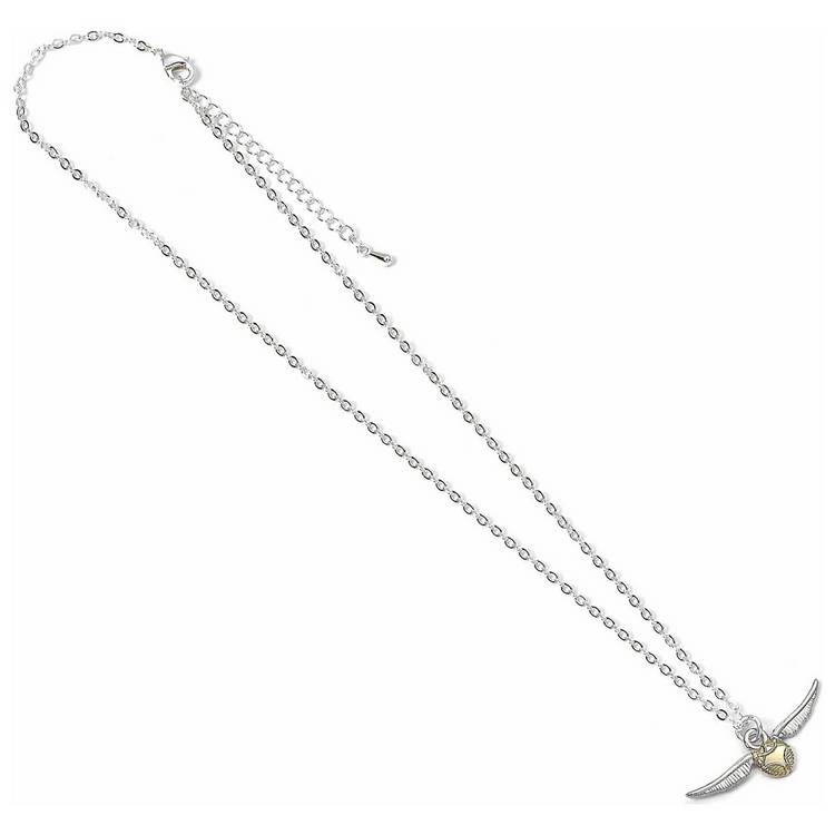 Harry Potter two-tone golden snitch pendant necklace with 45cm chain, UK version