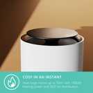 Duux ThreeSixty smart ceramic fan heater in white - British product