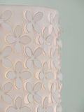 Lena white easy fit ceiling lamp shade (British brand)
