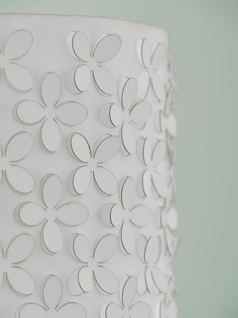 Lena white easy fit ceiling lamp shade (British brand)