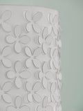 Lena white easy fit ceiling lamp shade (British brand)