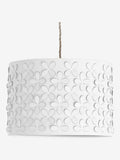 Lena white easy fit ceiling lamp shade (British brand)