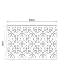 Lena white easy fit ceiling lamp shade (British brand)