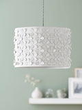 Lena white easy fit ceiling lamp shade (British brand)