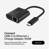 Belkin USB-C to Gigabit Ethernet Adapter charger adapter, UK version
