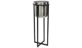 Argos Ivyline Calla Planter Stand Silver 58cm- Buy online at McGrocer